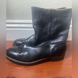 Armortred Neoprene Leather Biker Boot sz 10.5